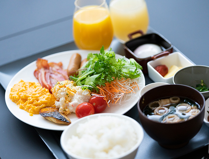 朝食のご案内